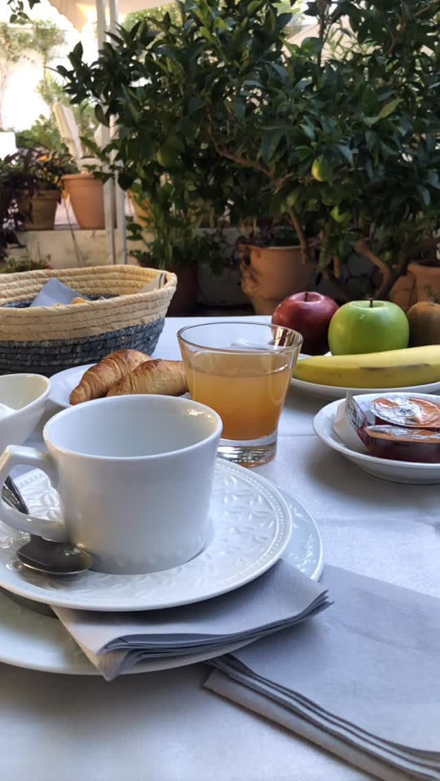 June arrived softly, bringing with it the gentle promise of summer. Mornings at Miranda unfold softly: fresh coffee, sunlight on the stone, smells from the trees and that quiet calm that makes everything feel a little more meaningful. 
Grateful! 

#goodmorning #welcomejune #mirandahydra #yard