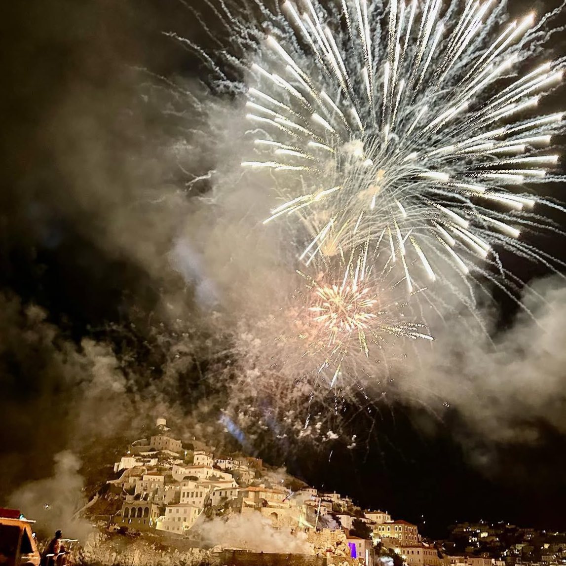 History comes alive! 
Τhe annual Miaoulia celebration has come to an end! Another year of grand fireworks and events, to commemorate Admiral Miaoulis and the Independence of Greece. 

#Miaoulia2026 #GreekHeritage #Hydra #MirandaHydra