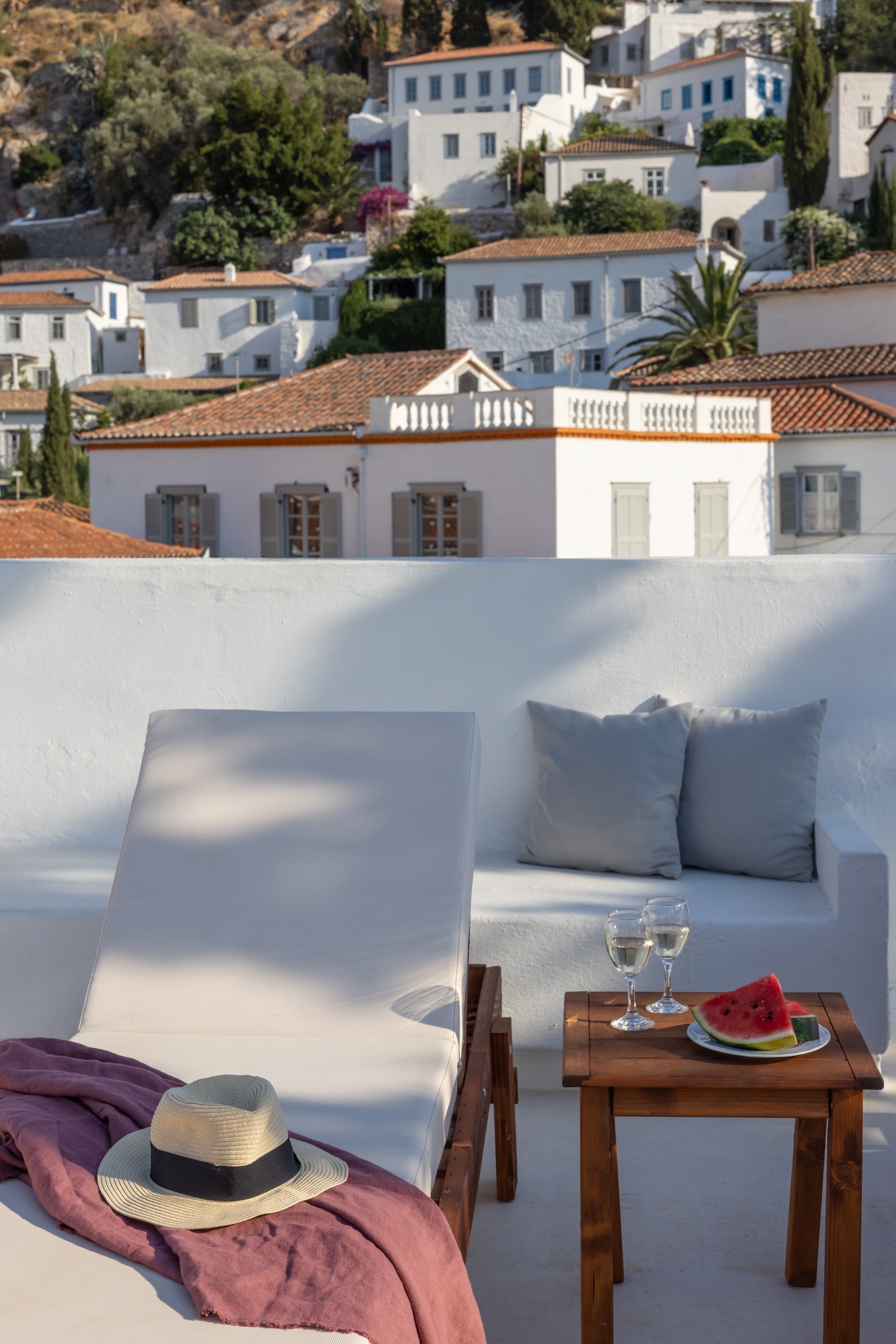 We will miss moments like these... !
Basking in the golden summer sunshine up on our rooftop, surrounded by the timeless beauty of Hydra. 
While the season winds down, the memories of these peaceful moments stay with us.
📍 Miranda Hotel, Hydra

#Mirandahydra #HydraIsland #RooftopViews #TravelMemories